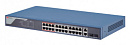 Коммутатор HiWatch SWT-1326P 24x100Мбит/с 2xКомбо(1000BASE-T/SFP) 24PoE 370W управляемый