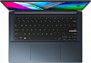 Ноутбук Asus Vivobook Pro 14 OLED M3401QA-KM015T Ryzen 7 5800H 16Gb SSD512Gb AMD Radeon 14" OLED 2.8K (2880x1800) Windows 10 Home blue WiFi BT Cam (90