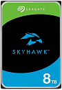 Жесткий диск Seagate SkyHawk HDD 3.5" SATA 8Tb, 5400 rpm, 256Mb buffer, 512e/4Kn, CMR, ST8000VX010, 1 year