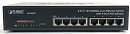 Коммутатор Planet 10" 8-Port 10/100 Fast Ethernet Switch with 4-Port 802.3at PoE+ Injector (60W PoE Budget, 200m Extend mode and fanless)