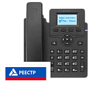 IP-телефон Flat-Phone C10: 2 SIP-аккаунта, 2 порта 10/100/1000BASE-T (RJ-45), ЖК-дисплей, PoE,РЕЕСТР