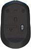 Мышь Logitech M170 синий/черный оптическая (1000dpi) беспроводная USB (2but)