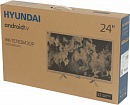 Телевизор LED Hyundai 24" H-LED24BS5002 Android TV белый HD 60Hz DVB-T DVB-T2 DVB-C DVB-S DVB-S2 WiFi Smart TV