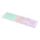 Oklick 420MRL white USB slim Multimedia LED [1091227]