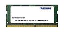 Patriot DDR4 4GB 2400MHz SO-DIMM (PC4-19200) CL17 1.2V (Retail) 256*16 PSD44G240082S