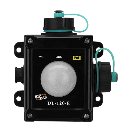 Датчик освещенности с функцией регистрации данных, интерфейс Ethernet/RS-485 и PoE (черный корпус)