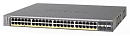 Коммутатор NETGEAR Управляемый 2-го уровня с консольным портом на 44GE+4SFP(Combo)+2xSFP+(10G) портов (из них 40GE портов с PoE и 8GE с PoE+) c 2