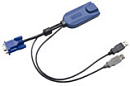 Модуль компьютерного интерфейса (CIM) D2CIM-DVUSB с поддержкой VirtualMedia (на уровне BIOS), Absolute Mouse Synchronization, Audio. Подключение 1 USB