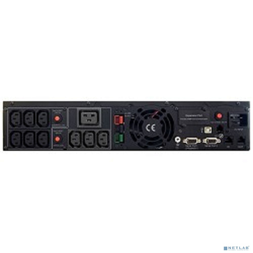 CyberPower PR3000ELCDRT2U ИБП {Line-Interactive, 3000VA/2700W USB/RS-232/Dry/EPO/SNMPslot/RJ11/45/ВБМ (9 IEC С13, 1 IEC C19), 12В/9 Ач х 4}