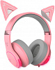 Наушники с микрофоном Edifier G5BT Cat розовый/серый мониторные BT оголовье