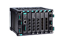 Модульный управляемый коммутатор 2 уровня с 4 портами Gigabit Ethernet, 4 слотами для установки 4-портовых модулей GE/FE (до 16 портов) и 2 слотами д