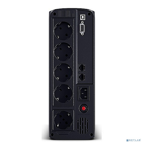 CyberPower VP1600ELCD ИБП {Line-Interactive, Tower, 1600VA/960W USB/RS-232/RJ11/45 (4 + 1 EURO), 12В/9 Ач х 2}