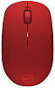 Мышь Dell WM126 красный оптическая (1000dpi) беспроводная USB (3but)