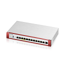 Межсетевой экран Межсетевой экран Zyxel USG FLEX 500H, Rack, 2xRJ-45: 1/2.5G (LAN/WAN), 2xRJ-45: 1/2.5G PoE+ (LAN/WAN), 8xRJ-45: 1G (LAN/WAN), 1xUSB3.