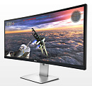 Dell 34'' U3415W Curved LCD S/BK (IPS; 21:9; 300 cd/m2; 1000:1; 3440x1440; 5ms; 178/178; HDMI; DP; mini DP; USB; HAS; Tilt; Spk 29W)