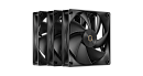 Вентилятор для корпуса Ocypus Delta F12 BK 3 IN 1, 120x120x25mm, 4-PIN PWM, 500-2000 RPM, 29 DBA MAX, HYDRO BEARING