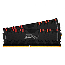 Модуль памяти KINGSTON Fury Gaming DDR4 Общий объём памяти 16Гб Module capacity 8Гб Количество 2 3600 МГц Радиатор Множитель частоты шины 16 1.35 В RG