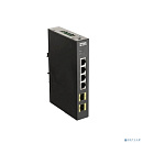 D-Link DIS-100G-6S/A2A Промышленный неуправляемый коммутатор с 4 портами 10/100/1000Base-T и 2 портами 1000Base-X SFP