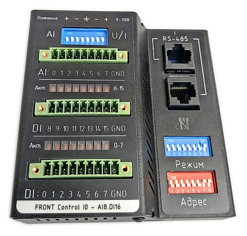 FRONT Control IO AI8.DI16 R20