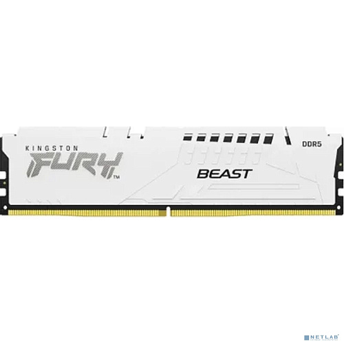 Оперативная память Kingston Fury Beast White Expo KF568C34BWE-16 DDR5 - 1x 16ГБ 6800МГц, DIMM, White, Ret