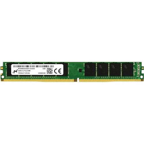Оперативная память CRUCIAL Память оперативная Micron 16GB DDR4 3200 MT/s CL22 2Rx8 VLP ECC UDIMM (8Gbit) 288pin