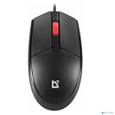 Defender Delta MM-523 { Проводная оптическая мышь,черн,3D,бесшумная,1,8м } [52523]