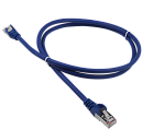 Патч-корд LANMASTER LSZH FTP кат.5e, 0.5 м, синий