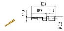 Контакты для разъема M12-A-4P-F-Crimp