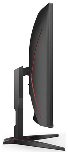 31,5" AOC C32G2AE Curved 1920x1080 165Гц VA WLED 16:9 1ms D-Sub 2*HDMI DP 3000:1 80M:1 178/178 250cd 2*Speakers5W HAS Swivel Pivot Tilt Black/Red