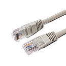 Filum FL-U5-C-10M Кабель патч-корд, U/UTP 5e cat. 10м, 26AWG(7x0.16 мм), чистая медь, PVC, серый