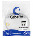 Патч-корд U/UTP, категория 5е, 2xRJ45/8p8c, серый, LSZH, 0.5м Cabeus PC-UTP-RJ45-Cat.5e-0.5m-LSZH Патч-корд U/UTP, категория 5е, 2xRJ45/8p8c, неэкрани