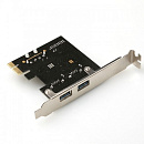 Контроллер KS-IS KS-576 PCIe USB 3.0 x 2 + 1