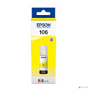 EPSON C13T00R440 Контейнер 106 с желтыми чернилами для L7160/7180, 70 мл.