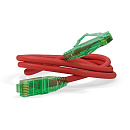 Кабельная сборка Hyperline PC-LPM-UTP-RJ45-RJ45-C6a-0.5M-LSZH-RD Патч-корд U/UTP, Cat.6a (100% Fluke Component Tested), 10G, LSZH, 0.5м, красный