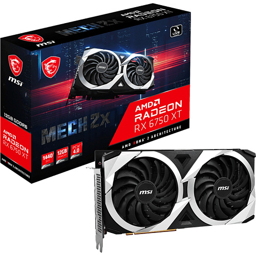Видеокарта Radeon RX 6750 XT MECH 2X 12G
