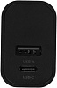 Сетевое зар./устр. Buro BUWD1 18W 3A (PD+QC) USB-C/USB-A универсальное черный (BUWD18P110BK)