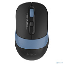 Мышь беспроводная A4Tech Fstyler FB10CS black/blue (оптическая, silent, BT/Radio, USB, 4but, 2000dpi)(FB10CS USB ASH BLUE)