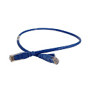 Legrand 51818 П-корд U/UTP кат6 PVC 0,5м син