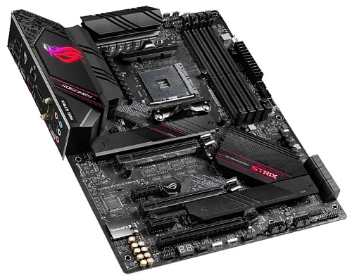 ASUS ROG STRIX B550-E GAMING, Socket AM4, B550, 4*DDR4, HDMI+DP, SLI + CrossFireX, SATA3 + RAID, Audio, 2,5Gb LAN, USB 3.2*6, USB 2.0*9, ATX ; 90MB147