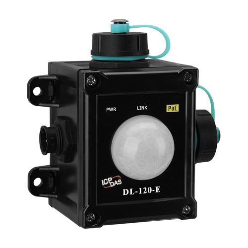 Датчик освещенности с функцией регистрации данных, интерфейс Ethernet/RS-485 и PoE (черный корпус)