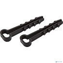 PROconnect (07-4621) Дюбель-хомут 5-10мм, прямоугольный, черный (100 шт/уп)