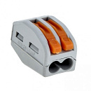 EKF plc-smk-412r Строительно-монтажная клемма СМК 222-412 с рычагом 2 отверстия 0,08-2,5мм2 (2шт.) EKF PROxima