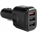 Harper Автомобильное зарядное устройство CCH-7722 black (3 USB-порт, 2.1А, DC 24/12)