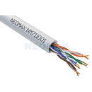 Кабель NEOMAX [NM711001] U/UTP cat.5e 4x2x0.46, 25 AWG, Медь, внутренний, PVC, 305м, серый; Fluke Tested