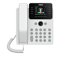 SIP-Телефон Fanvil V62G, 12 SIP-акк., 2,8", 320x240 Цвет. экран, POE, БП в комп., 2x1 Gbps, Белый