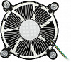Устройство охлаждения(кулер) Deepcool CK-11509 Soc-1151/1200 черный 3-pin 27dB Al 65W 147gr Ret