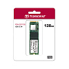 Твердотельный накопитель/ Transcend SSD MTE110S, 128GB, M.2(22x80mm), NVMe, PCIe 3.0 x4, 3D TLC, R/W 1500/550MB/s, IOPs 95 000/130 000, TBW 50, DWPD