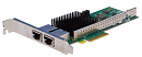 Silicom 10Gb PE310G2i50-T Dual Port Copper 10 Gigabit Ethernet PCI Express Server Adapter X4 Gen 3.0, Based on Intel X550-AT2, RoHS compliant (analog