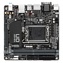 Материнская плата GIGABYTE H610I DDR4, LGA1700, H610, 2*DDR4, 4*SATA, 1*M.2, 2*USB 3.2, 4*USB 2.0, 1*PCIx16, 2*DP+D-Sub+HDMI, mITX