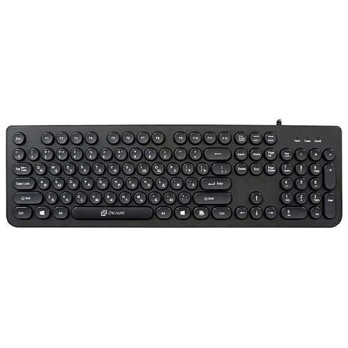 Клавиатура Oklick 400MR черный USB slim [1070512]